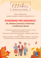 Október - mesiac úcty k starším 2024